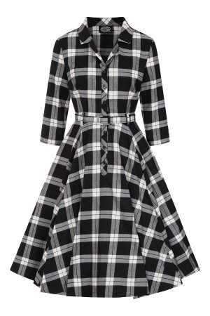 Lacey Tartan Swing Dress